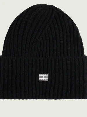 Tommy Jeans Wełniana czapka