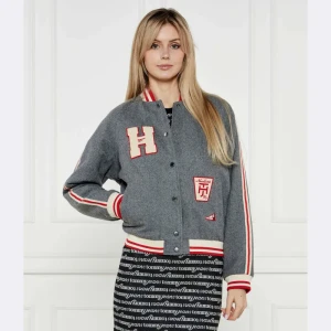Tommy Jeans Wełniana kurtka bomber | Regular Fit