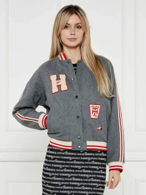 Tommy Jeans Wełniana kurtka bomber | Regular Fit