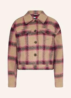 Tommy Jeans Żakiet Pudełkowy pink