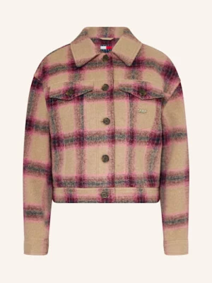 Tommy Jeans Żakiet Pudełkowy pink