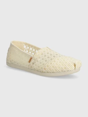 Toms espadryle Alpargata kolor beżowy 10020662
