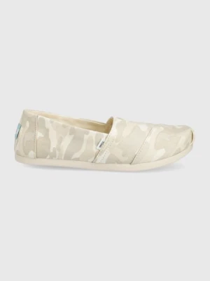 Toms espadryle Alpargata kolor beżowy