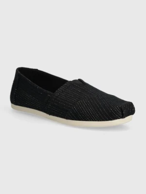 Toms espadryle Alpargata kolor czarny 10020665