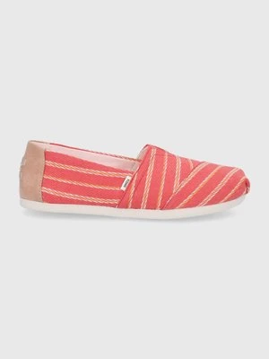 Toms Espadryle Alpargata kolor czerwony