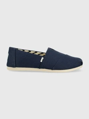 Toms espadryle Alpargata kolor granatowy