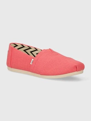 Toms espadryle Alpargata kolor różowy 10020672