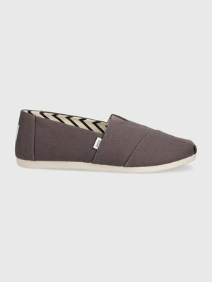 Toms espadryle Alpargata kolor szary