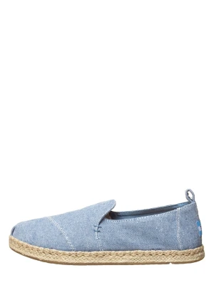 TOMS Espadryle "Alpargata Rope - Slub Chambray" w kolorze błękitnym rozmiar: 36,5