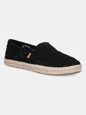 Toms espadryle CROCHET LACE kolor czarny 10021938