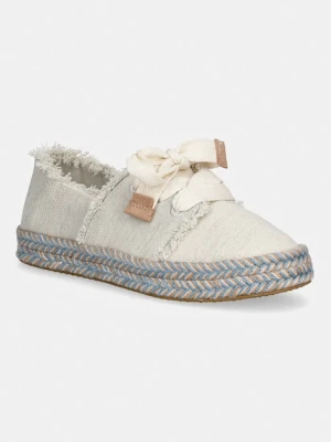 Toms espadryle damskie CAROLINA LACE UP beżowy