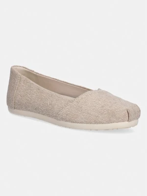 Toms espadryle na płaskim obcasie damskie ALPARGATA BALLET