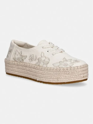 Toms espadryle na platformie damskie VALENCIA LACE UP