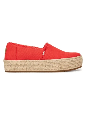 TOMS Espadryle w kolorze czerwonym rozmiar: 41
