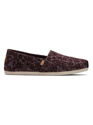 TOMS Espadryle w kolorze fioletowym rozmiar: 36,5