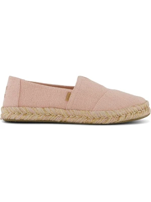 TOMS Espadryle w kolorze jasnoróżowym rozmiar: 37