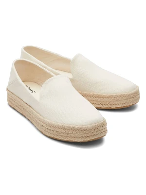 TOMS Espadryle w kolorze kremowym rozmiar: 36