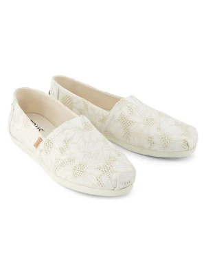 TOMS Espadryle w kolorze kremowym rozmiar: 37