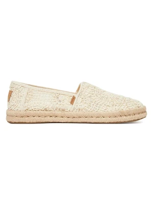 TOMS Espadryle w kolorze kremowym rozmiar: 40