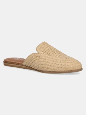 Toms klapki RAFFIA damskie kolor beżowy 10022007