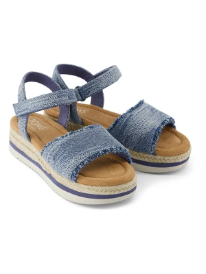 TOMS Sandały w kolorze niebieskim na koturnie rozmiar: 36, 5