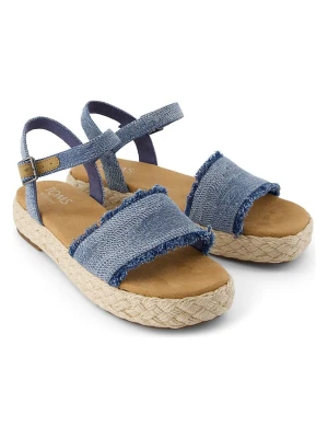 TOMS Sandały w kolorze niebieskim rozmiar: 39
