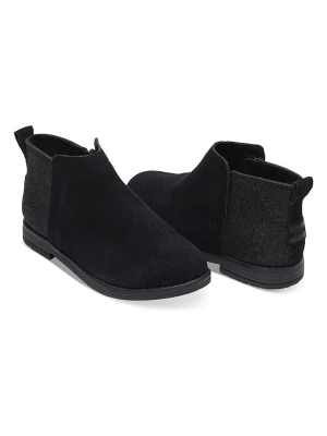 TOMS Skórzane botki w kolorze czarnym rozmiar: 37