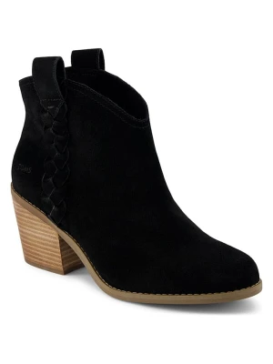 TOMS Skórzane botki w kolorze czarnym rozmiar: 38, 5