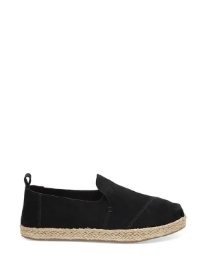 TOMS Skórzane espadryle w kolorze czarnym rozmiar: 36