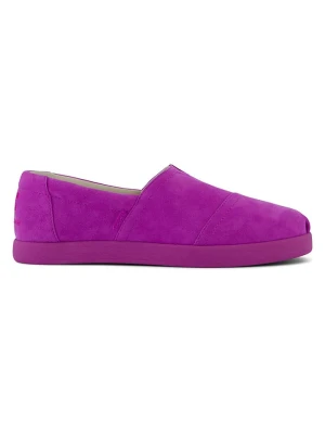 TOMS Skórzane espadryle w kolorze fioletowym rozmiar: 41