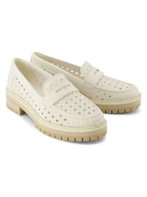 TOMS Skórzane mokasyny w kolorze białym rozmiar: 41