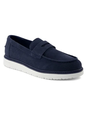 TOMS Skórzane slippersy w kolorze granatowym rozmiar: 42