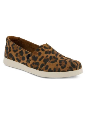 TOMS Skórzane slippersy w kolorze jasnobrązowym rozmiar: 38