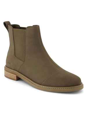 TOMS Skórzane sztyblety w kolorze khaki rozmiar: 38