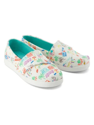TOMS Slippersy w kolorze turkusowym ze wzorem rozmiar: 37