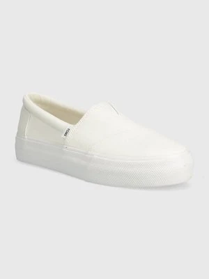 Toms tenisówki Alp Fenix Platform Slip On damskie kolor biały 10019805