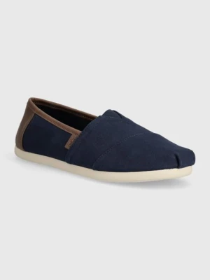 Toms tenisówki Alpargata kolor granatowy 10020866