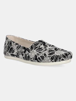 Toms tenisówki OVERSIZED FLORAL EYELET