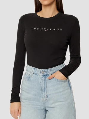 TOMMY JEANS Czarny damski longsleeve, Rozmiar S