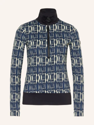 Toni Sailer Midlayer Wieka Print blau