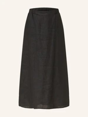 Tonno & Panna Spódnica Z Lnu schwarz