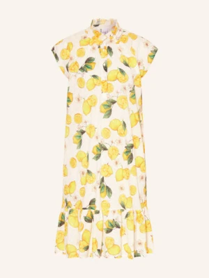 Tonno & Panna Sukienka Z Koronki Ażurowej gelb