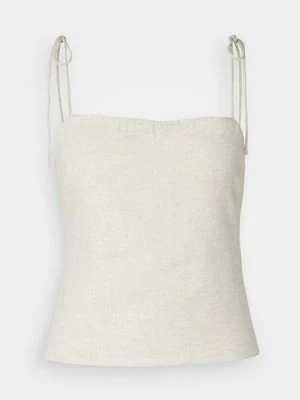 Top Abercrombie & Fitch beżowy