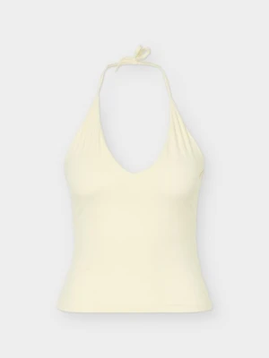 Top Abercrombie & Fitch jasnożółty
