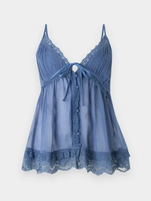 Top Abercrombie & Fitch niebieski