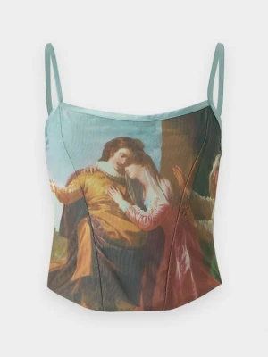 Top Alice + Olivia jasnoniebieski