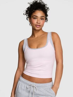 Top All-Day Cotton Double Up Victoria's Secret