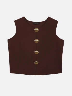 Top Anna Field By Zalando brązowy