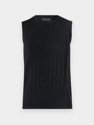 Top Armani Exchange czarny
