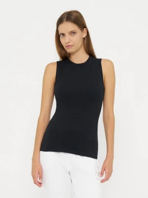 Top Armani Exchange czarny melanż